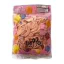 Globo Filippo 10" pastel salmón, bolsa x50