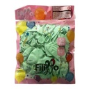 Globo Filippo 10" pastel verde claro, bolsa x50