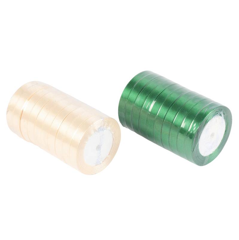 [G2263] Cinta de tela satén x10 rollos, varios colores