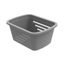 Caja organizadora de plástico SOPRANO 1.5L GRIS