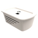 Caja organizadora de plástico con tapa SOPRANO 5L BEIGE