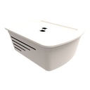 Caja organizadora de plástico con tapa SOPRANO 15L BEIGE
