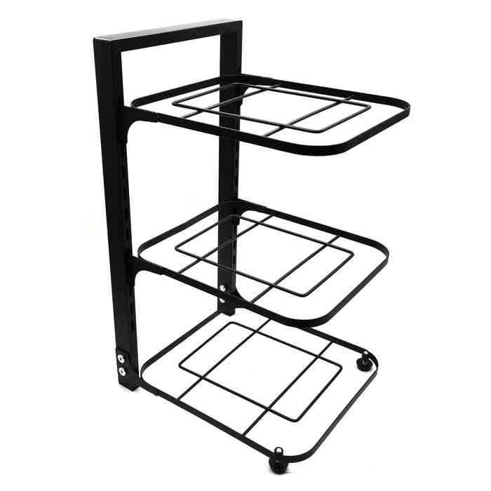 Organizador de hierro 3 estantes, ideal para ollas y sartenes