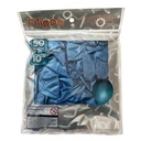 Globo FILIPPO 10" cromado azul, bolsa x50