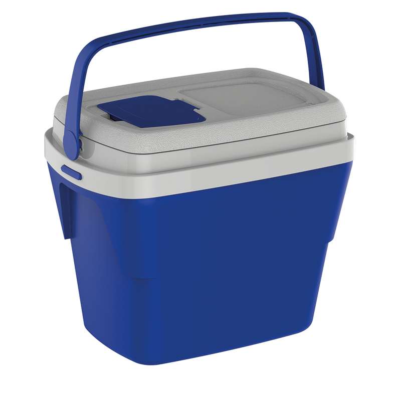 [G2462AZ] Conservadora térmica SOPRANO TROPICAL 28L, con tapa de acceso rápido, AZUL