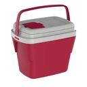 Conservadora térmica SOPRANO TROPICAL 28L, con tapa de acceso rápido, ROJO