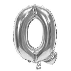 [G2476Q] Globo metalizado 32" letra Q PLATEADO