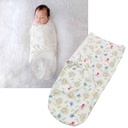 Manta envolvente swaddle para bebé de algodón, varios diseños de nena