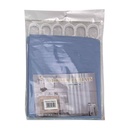 Cortina de baño con 12 aros de plástico, de PEVA, varios diseños, en bolsa