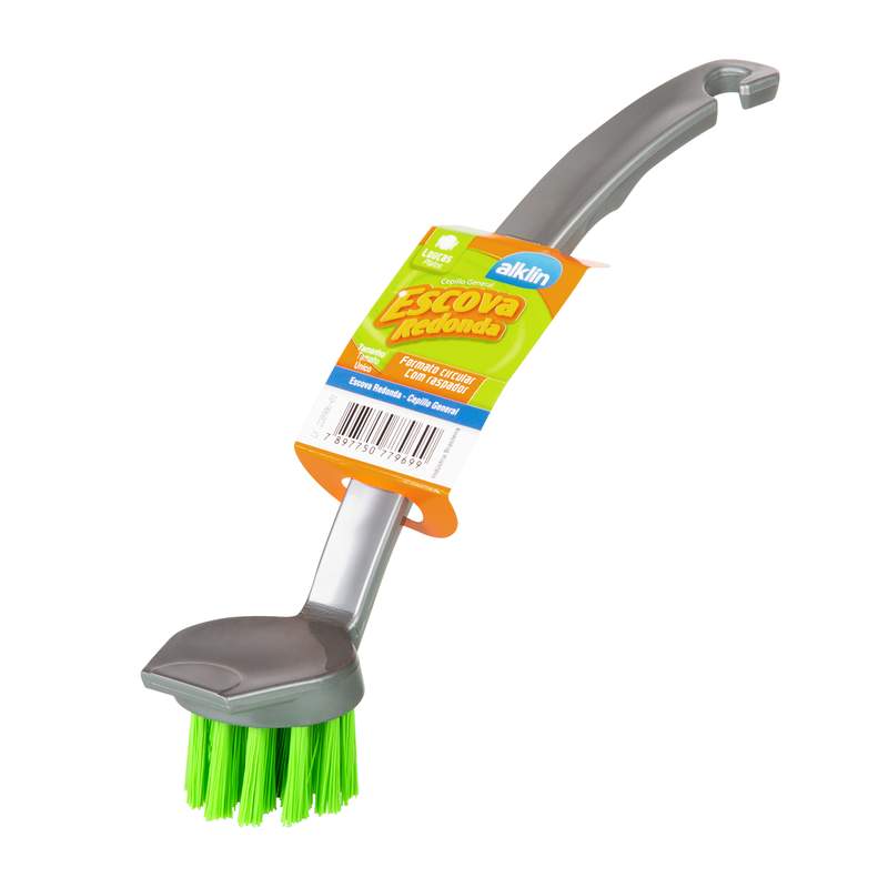[G2539] Cepillo multiuso de plástico con mango, ALKLIN