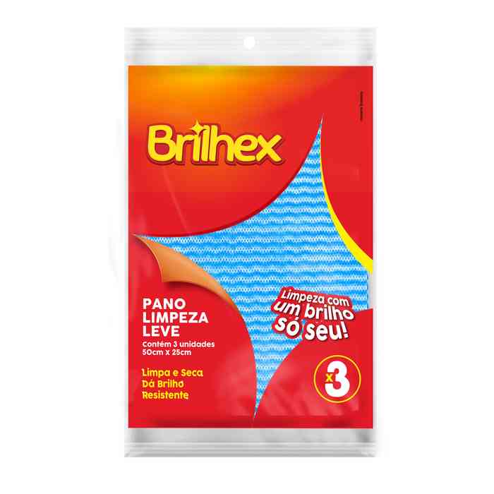 [G2576] Paño multiuso x3, BRILHEX, en bolsa