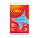 Paño multiuso x3, BRILHEX, en bolsa