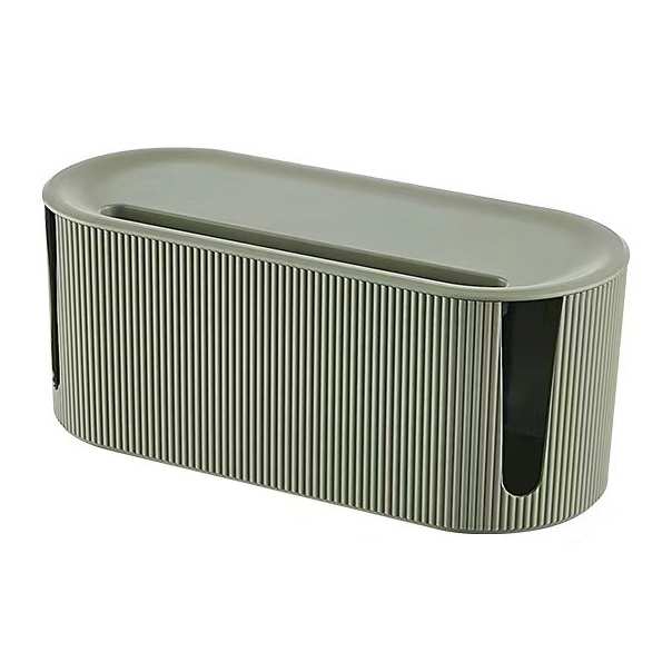 [G2605] Caja organizadora de plástico para cables, en caja 2 colores