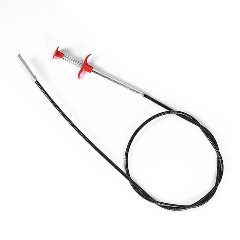Destapa cañerías flexible con pinza
