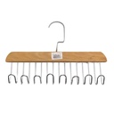 Percha de madera para corbatas
