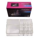 Organizador de acrílico para cosméticos, en caja