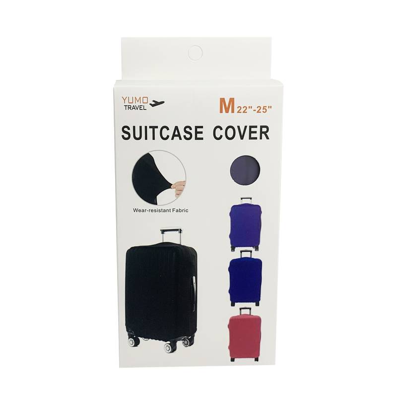 [G2670] Funda para valijas, strech, tamaño M cierre con velcro, varios colores en caja