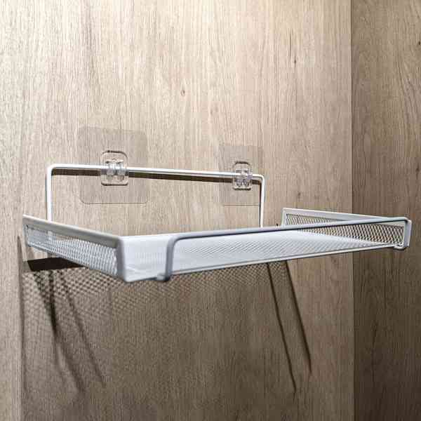 Estante de metal autoadhesivo, 2 colores