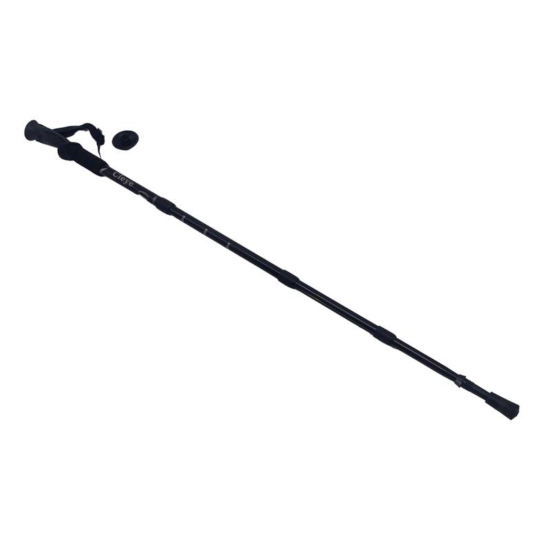 [G2727] Bastón de trekking senderismo de metal regulable, en bolsa