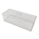 Organizador de acrílico para cosméticos, con tapa, en caja