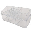 Organizador de acrílico para cosméticos, en caja