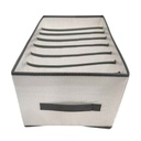 Caja organizadora de PVC, 8 divisiones con asas, en bolsa