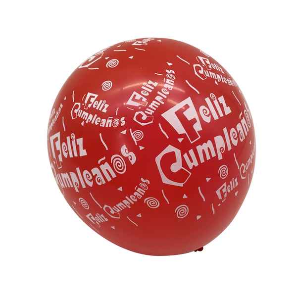 [G2838] Globo 12" Feliz cumpleaños, bolsa x6