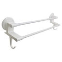 Soporte para toalla doble, autoadhesivo, en caja