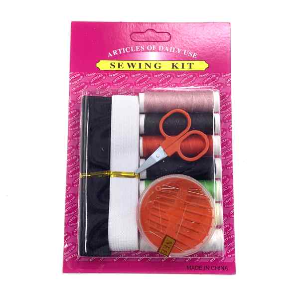 [G2858] Hilos de colores x7, con accesorios, en blister
