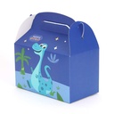 Bolsa de regalo o sorpresitas de cartón PACK x12, diseños dinosaurios