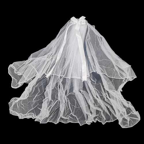 [G2901] Disfraz velo de novia blanco con luces, en bolsa