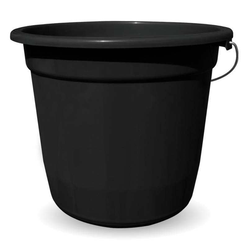[G2903] Balde de plástico 15L negro