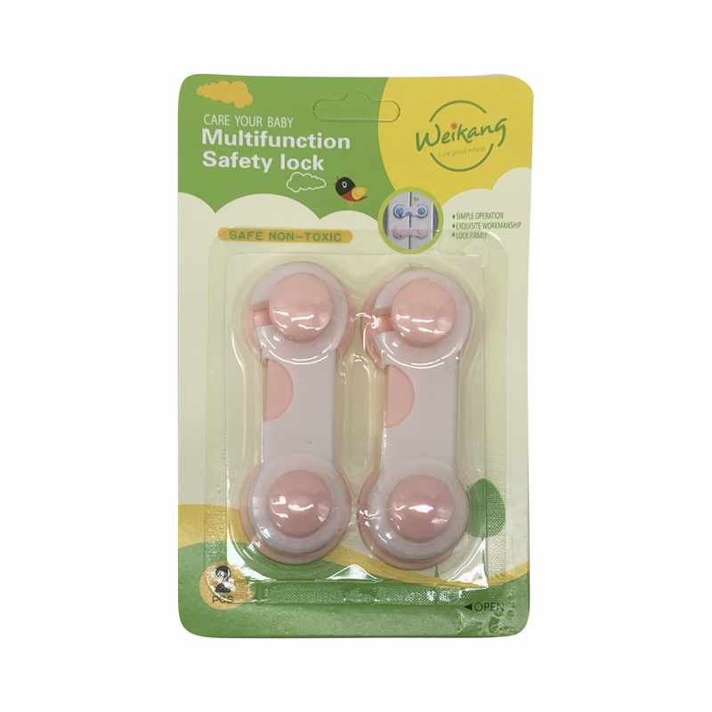 [G2932] Tranca para puertas x2, en blister varios colores