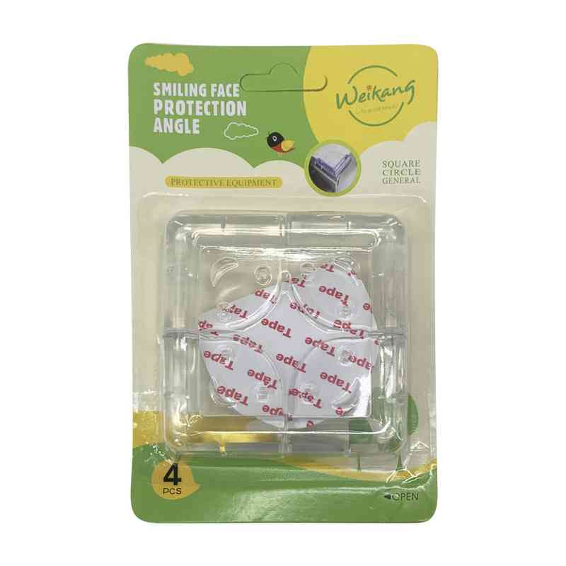 [G2934] Protector para esquinas, de plástico transparente, en blister