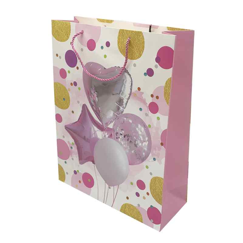 [G2938] Bolsa de regalo PACK x12, varios diseños de globos