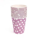 Descartable, vaso de cartón x10, en bolsa