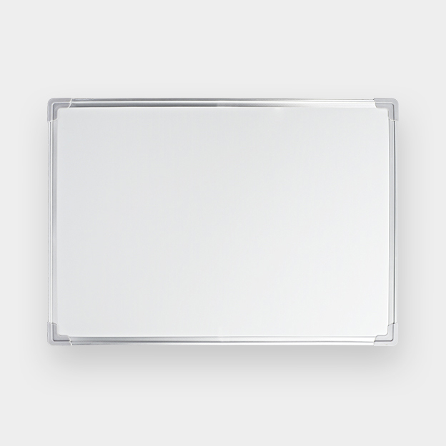 [JU8323] Pizarra blanca 90x150cm, marco aluminio, magnético con apoya borrador BEIFA