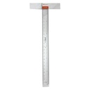 Regla T de acrílico, 60cm en estuche de PVC