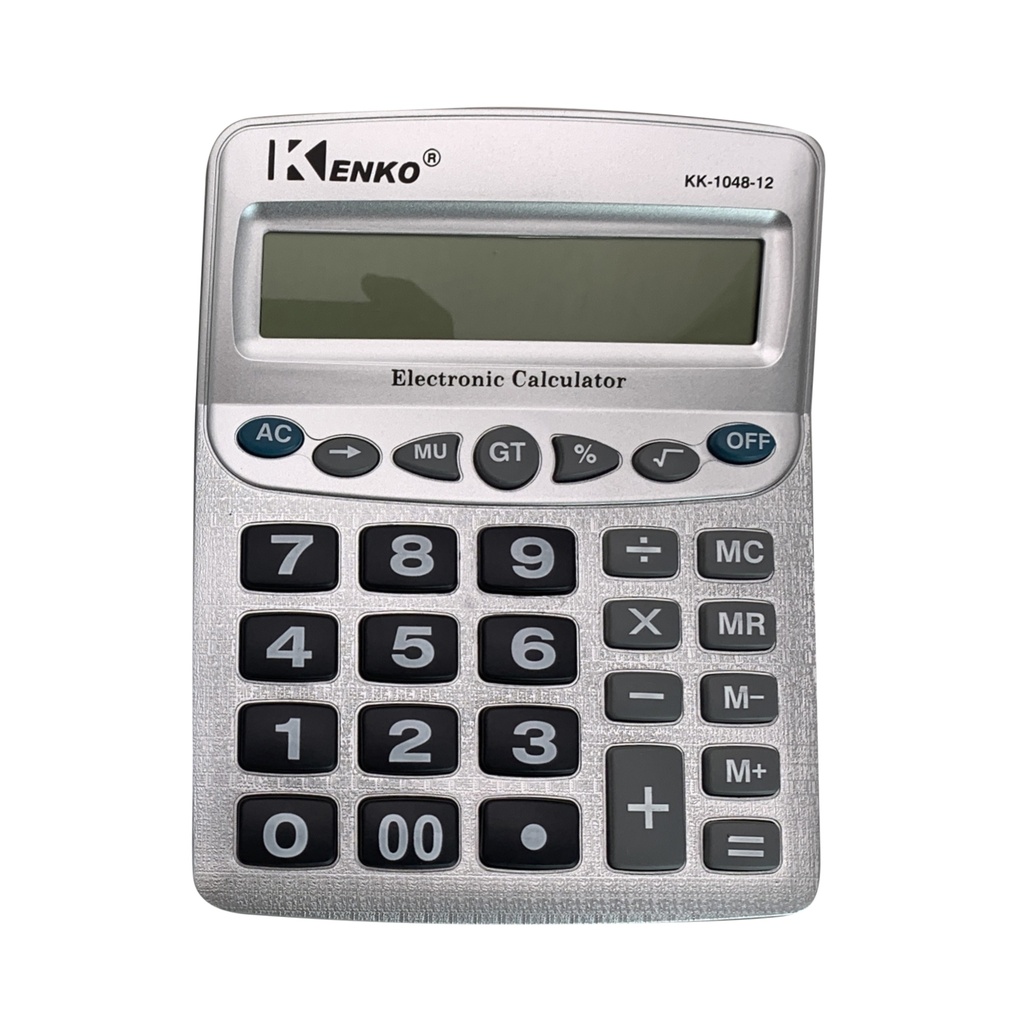 [E2791] Calculadora de mesa, KENKO, 12 dígitos, 1AA, en caja