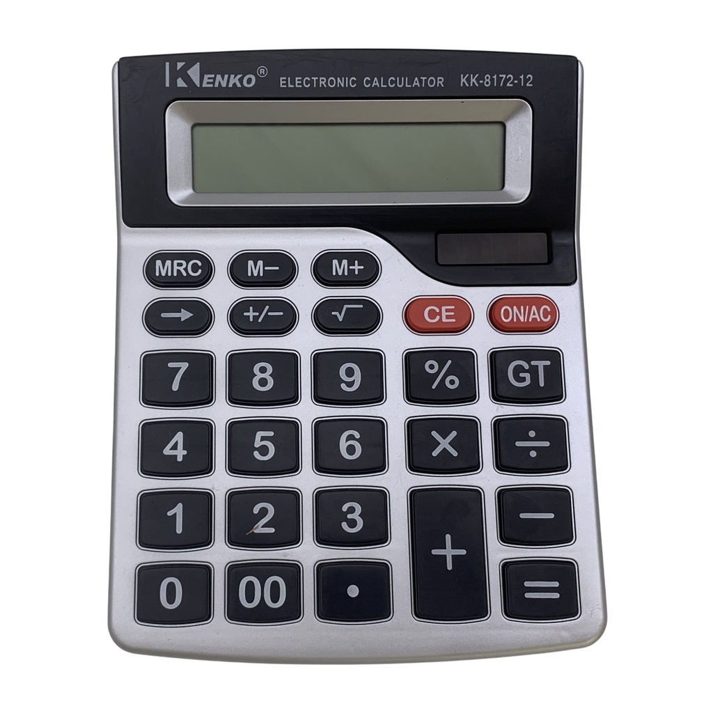 Calculadora de mesa, 12 dígitos, 1AA, Kenko, en caja