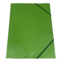 Carpeta A4 de cartón con elástico, PACK x12, varios colores