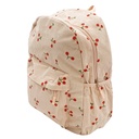 Mochila juvenil, de pana con bolsillo frontal y 2 bolsillos laterales, varios colores