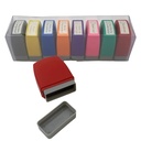 Sellos con frases surtidas PACK x8, en caja