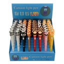 Lapicera de tinta, aplique con luz, CAJA x48