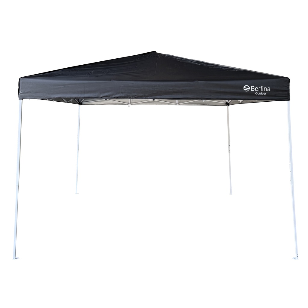 Gazebo impermeable filtro UV 3x3m NEGRO, en caja, Berlina Outdoor
