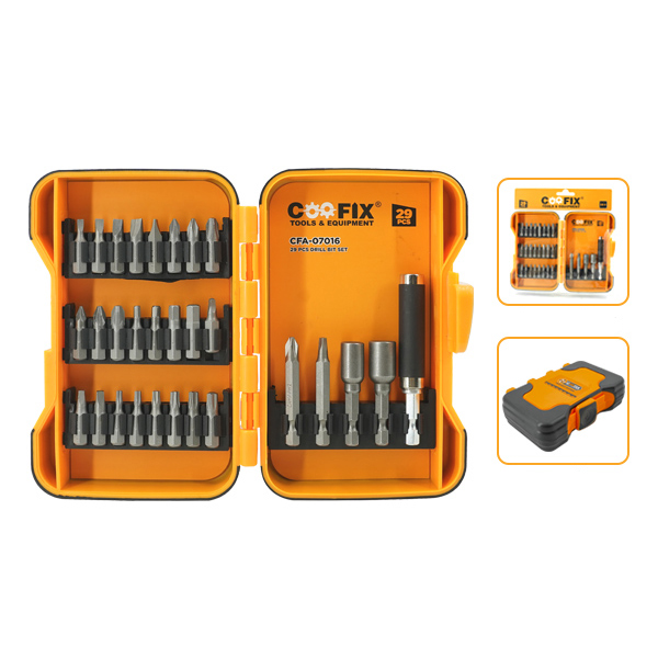 [G3702] Cabezales para destornillador x29, en etuche de plástico, COOFIX