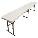 Banco plegable Berlina Home, de PVC y hierro