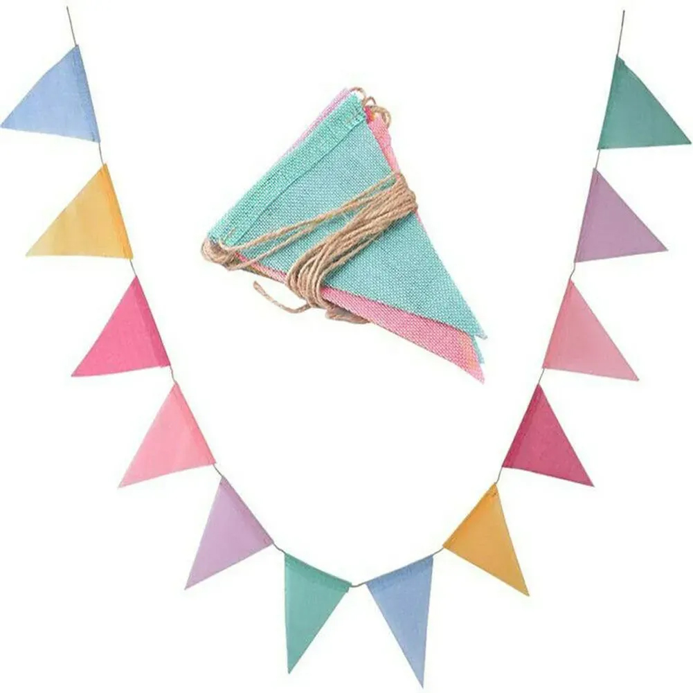 [G3906] Banderines de poliéster x12 colores surtidos, en bolsa