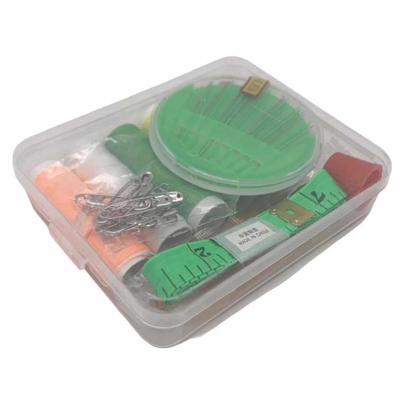 [G3088] Hilos de colores x6, con accesorios para costura, en caja de plástico