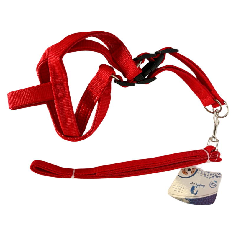 [G3990] Collar para mascotas, arnés con correa, varios colores